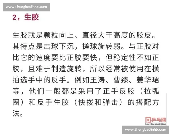 生胶对比长胶的打法差异适用人群比赛策略与实战效果全解析技术
